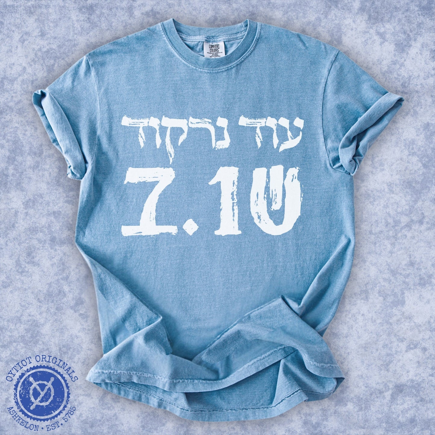 עוד נרקוד שוב | October 7 Washed T-shirt - Oytiot