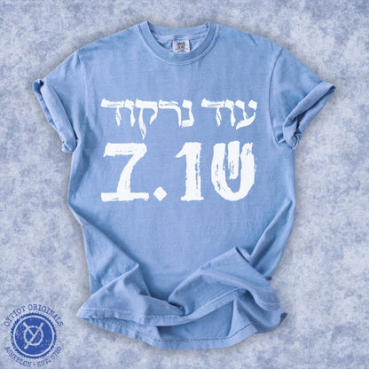עוד נרקוד שוב | October 7 Washed T-shirt - Oytiot