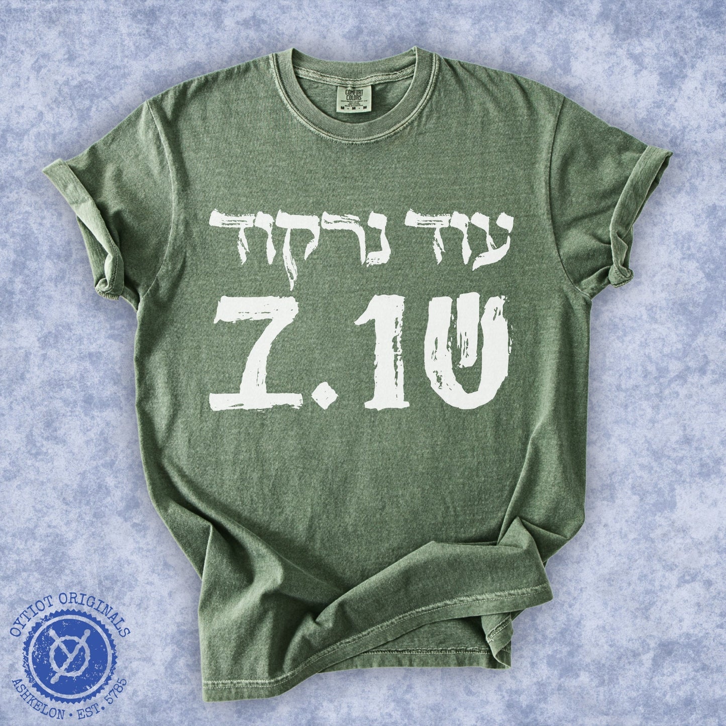 עוד נרקוד שוב | October 7 Washed T-shirt - Oytiot