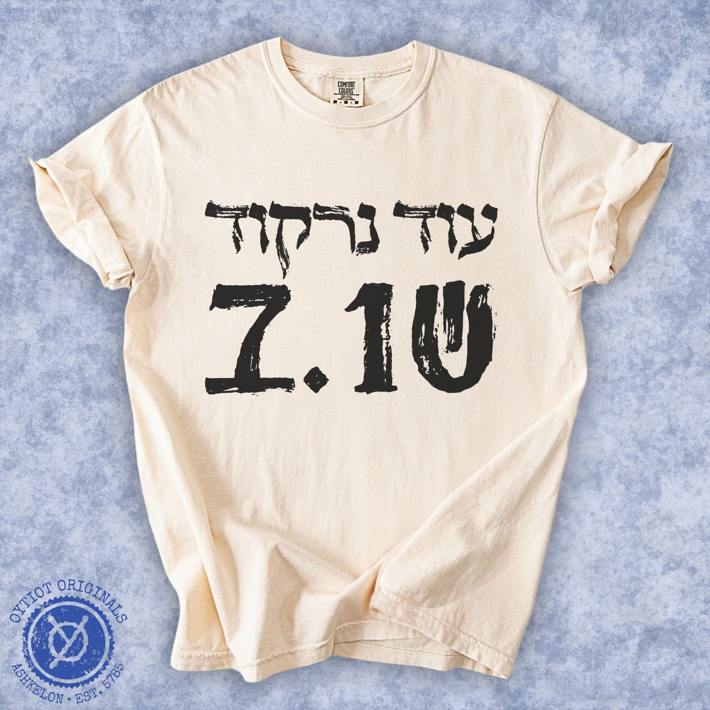 עוד נרקוד שוב | October 7 Washed T-shirt - Oytiot