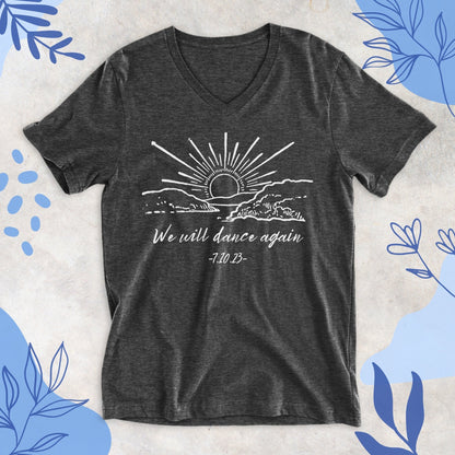 We Will Dance Again | V - neck T-shirt - Oytiot