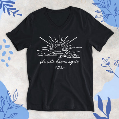 We Will Dance Again | V - neck T-shirt - Oytiot